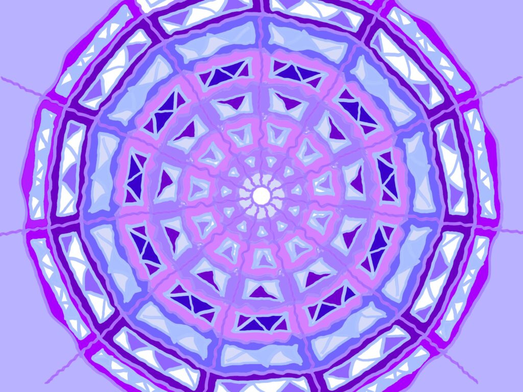 Mandala Lila