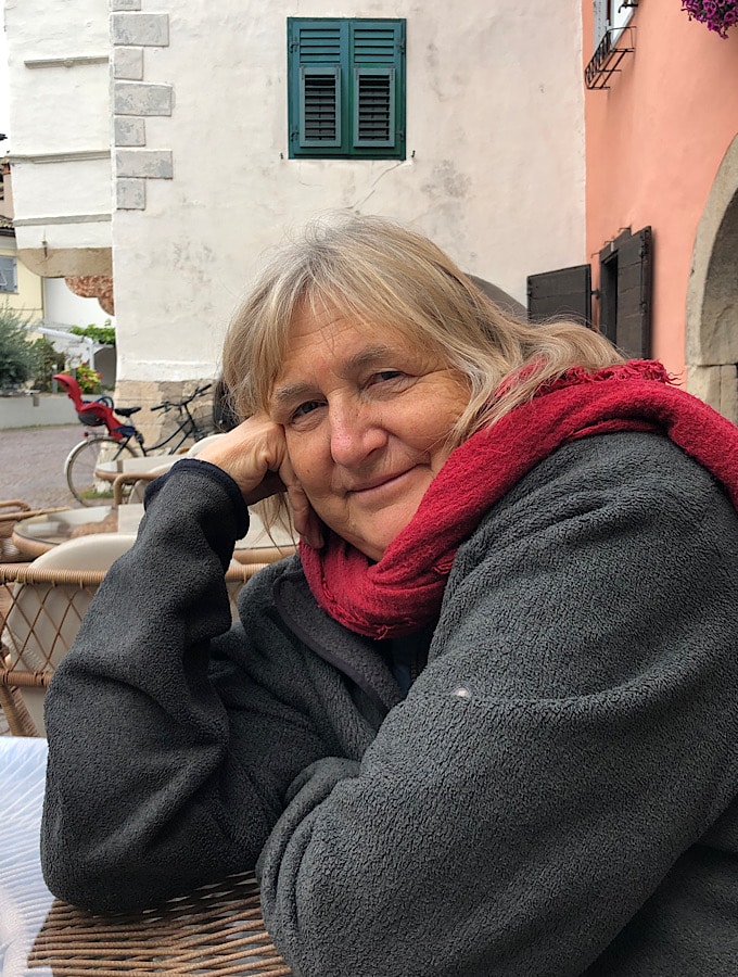Frau in Kaltern