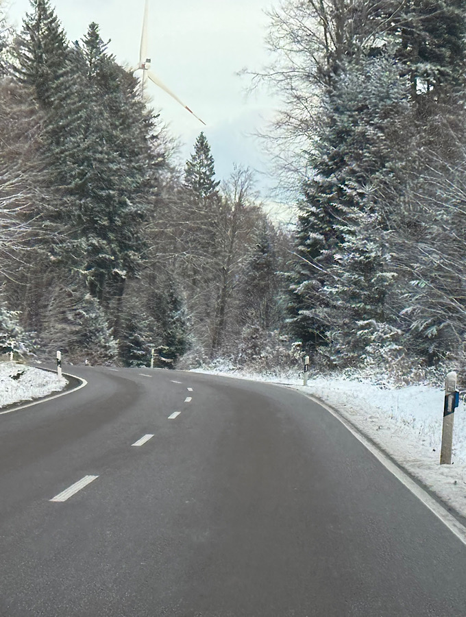 Strasse im winter